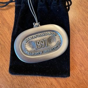 Harley Davidson 1997 Pewter Christmas Ornament